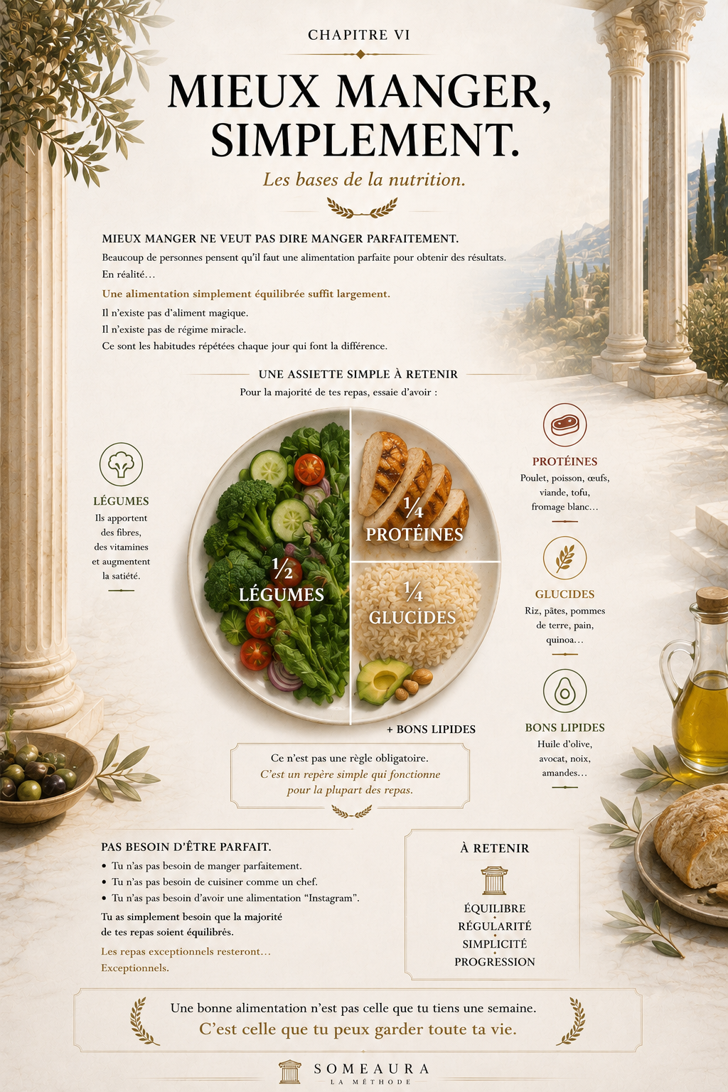 Page Mieux manger simplement du guide SomeAura